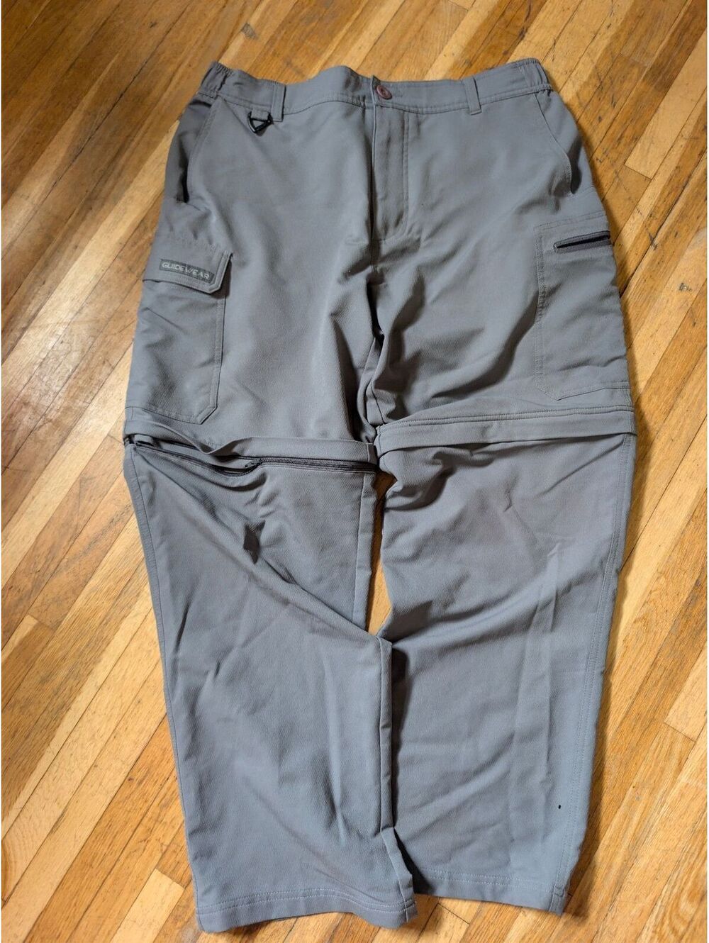 Cabela's Gray Convertible Cargo Pants Size L/30